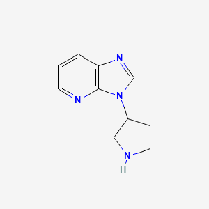 B1530745 3-(pyrrolidin-3-yl)-3H-imidazo[4,5-b]pyridine CAS No. 1503107-99-0