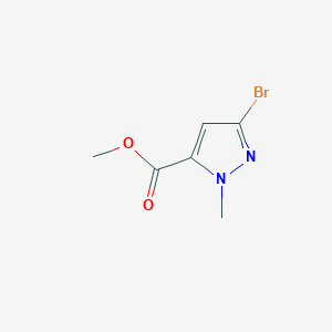 molecular formula C6H7BrN2O2 B1530749 methyl 3-bromo-1-methyl-1H-pyrazole-5-carboxylate CAS No. 1784137-59-2