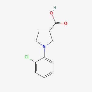 molecular formula C11H12ClNO2 B1530757 1-(2-Chlorophenyl)pyrrolidine-3-carboxylic acid CAS No. 1519318-14-9
