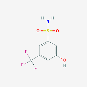 3-Hydroxy-5-(trifluoromethyl)benzenesulfonamide