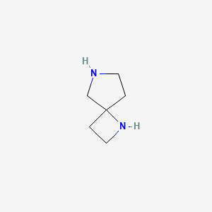 molecular formula C6H12N2 B15307574 1,6-Diazaspiro[3.4]octane 