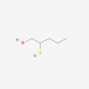 molecular formula C5H12OS B15307669 2-Sulfanylpentan-1-ol 