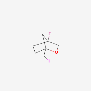 4-Fluoro-1-(iodomethyl)-2-oxabicyclo[2.2.1]heptane