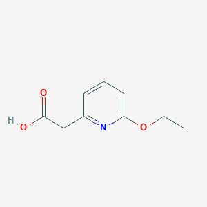 molecular formula C9H11NO3 B1530774 2-(6-乙氧基吡啶-2-基)乙酸 CAS No. 1550789-89-3