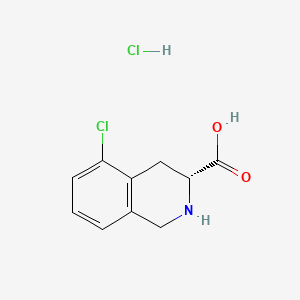 (3R)-5-chloro-1,2,3,4-tetrahydroisoquinoline-3-carboxylic acid hydrochloride