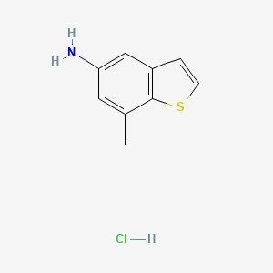 7-Methyl-1-benzothiophen-5-amine hydrochloride