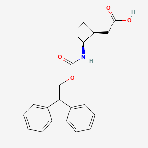 rac-2-[(1R,2R)-2-({[(9H-fluoren-9-yl)methoxy]carbonyl}amino)cyclobutyl]acetic acid