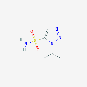 molecular formula C5H10N4O2S B15307798 1-Isopropyl-1H-1,2,3-triazole-5-sulfonamide 