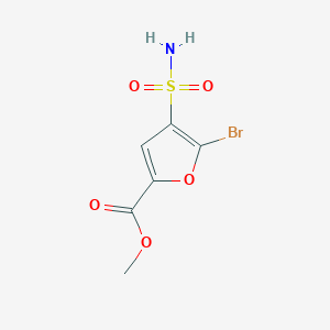 Methyl 5-bromo-4-sulfamoylfuran-2-carboxylate