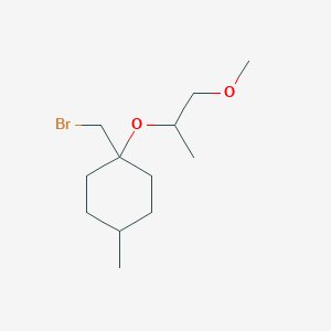 1-(Bromomethyl)-1-((1-methoxypropan-2-yl)oxy)-4-methylcyclohexane