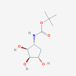 tert-Butyl ((1R,2S,3R,4S)-2,3,4-trihydroxycyclopentyl)carbamate