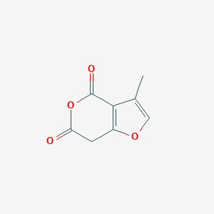 B1530787 3-methyl-4H,6H,7H-furo[3,2-c]pyran-4,6-dione CAS No. 146983-81-5