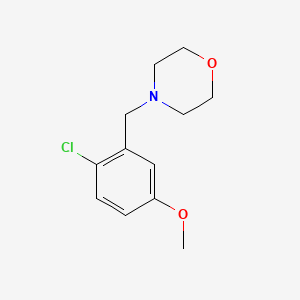 B1530789 4-(2-Chloro-5-methoxybenzyl)morpholine CAS No. 927811-61-8