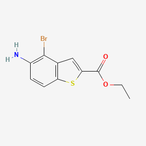 Ethyl 5-amino-4-bromo-1-benzothiophene-2-carboxylate