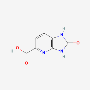 molecular formula C7H5N3O3 B1530791 2-氧代-2,3-二氢-1H-咪唑并[4,5-b]吡啶-5-甲酸 CAS No. 1783316-82-4