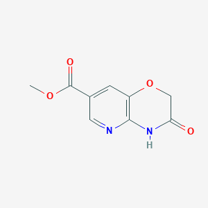 molecular formula C9H8N2O4 B15307916 methyl 3-oxo-2H,3H,4H-pyrido[3,2-b][1,4]oxazine-7-carboxylate 