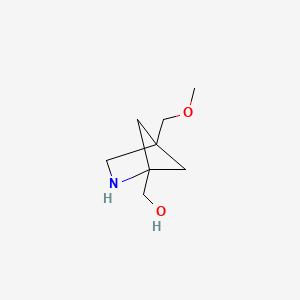 [4-(Methoxymethyl)-2-azabicyclo[2.1.1]hexan-1-yl]methanol