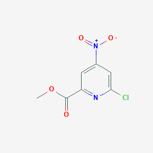 B1530795 6-Chloro-4-nitro-pyridine-2-carboxylic acid methyl ester CAS No. 1206249-53-7