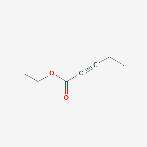 molecular formula C7H10O2 B153080 Ethyl 2-pentynoate CAS No. 55314-57-3