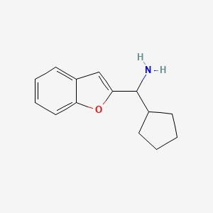 Benzofuran-2-yl(cyclopentyl)methanamine