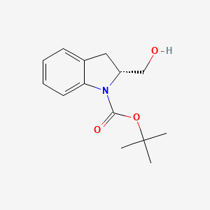 tert-butyl (2R)-2-(hydroxymethyl)-2,3-dihydro-1H-indole-1-carboxylate