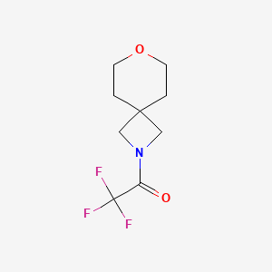 2,2,2-Trifluoro-1-{7-oxa-2-azaspiro[3.5]nonan-2-yl}ethan-1-one