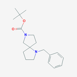 molecular formula C19H28N2O2 B153081 叔丁基 1-苄基-1,7-二氮杂螺[4.4]壬烷-7-羧酸酯 CAS No. 646055-62-1