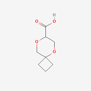 5,8-Dioxaspiro[3.5]nonane-7-carboxylic acid