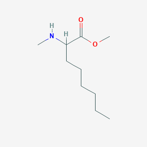 molecular formula C10H21NO2 B15308153 Methyl 2-(methylamino)octanoate 