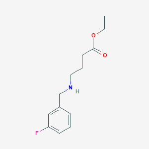 Ethyl 4-((3-fluorobenzyl)amino)butanoate