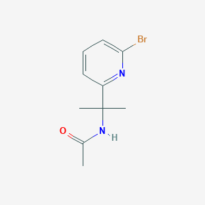 B1530818 N-(2-(6-bromopyridin-2-yl)propan-2-yl)acetamide CAS No. 776297-29-1