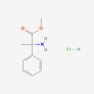 methyl (2S)-2-amino-2-phenylpropanoate hydrochloride