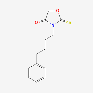 3-(4-Phenylbutyl)-2-sulfanylidene-1,3-oxazolidin-4-one