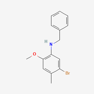 N-benzyl-5-bromo-2-methoxy-4-methylaniline