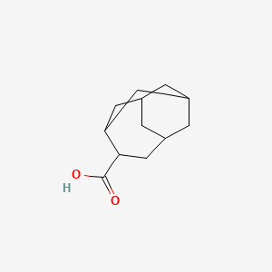 molecular formula C12H18O2 B15308312 Tricyclo[4.3.1.1,3,8]undecane-4-carboxylic acid 