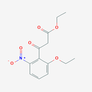 Ethyl 3-(2-ethoxy-6-nitrophenyl)-3-oxopropanoate