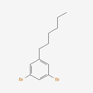 molecular formula C12H16Br2 B1530834 1,3-Dibromo-5-hexylbenzene CAS No. 75894-97-2