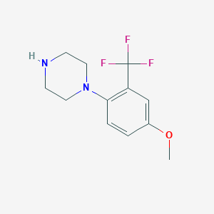 1-(4-Methoxy-2-(trifluoromethyl)phenyl)piperazine