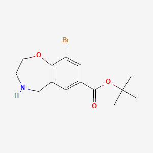 Tert-butyl 9-bromo-2,3,4,5-tetrahydro-1,4-benzoxazepine-7-carboxylate