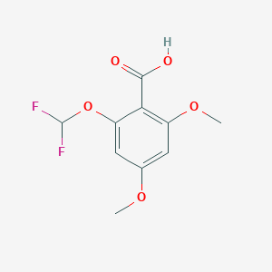 2-(Difluoromethoxy)-4,6-dimethoxybenzoicacid