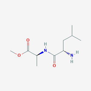 molecular formula C10H20N2O3 B15308458 Methyl l-leucyl-l-alaninate 