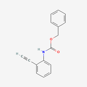 molecular formula C16H13NO2 B15308481 Benzyl (2-ethynylphenyl)carbamate 