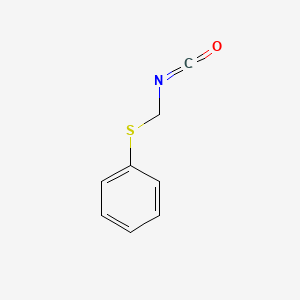 molecular formula C8H7NOS B15308488 [(Isocyanatomethyl)sulfanyl]benzene 