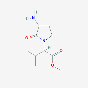 Methyl 2-(3-amino-2-oxopyrrolidin-1-yl)-3-methylbutanoate