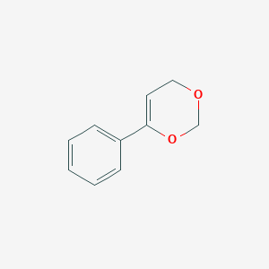 molecular formula C10H10O2 B153085 6-Phenyl-4H-1,3-dioxine CAS No. 131430-25-6