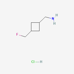 Rac-1-[(1r,3r)-3-(fluoromethyl)cyclobutyl]methanaminehydrochloride,trans