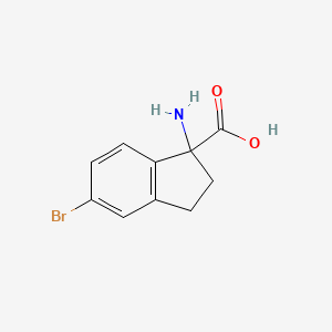 1-amino-5-bromo-2,3-dihydro-1H-indene-1-carboxylic acid