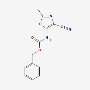 Benzyl (4-cyano-2-methyloxazol-5-yl)carbamate