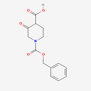 1-((Benzyloxy)carbonyl)-3-oxopiperidine-4-carboxylic acid