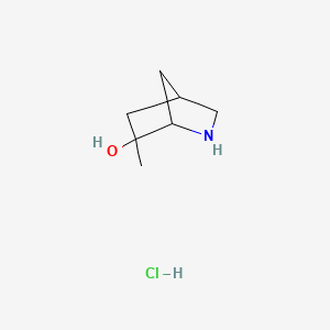 6-Methyl-2-azabicyclo[2.2.1]heptan-6-ol hydrochloride